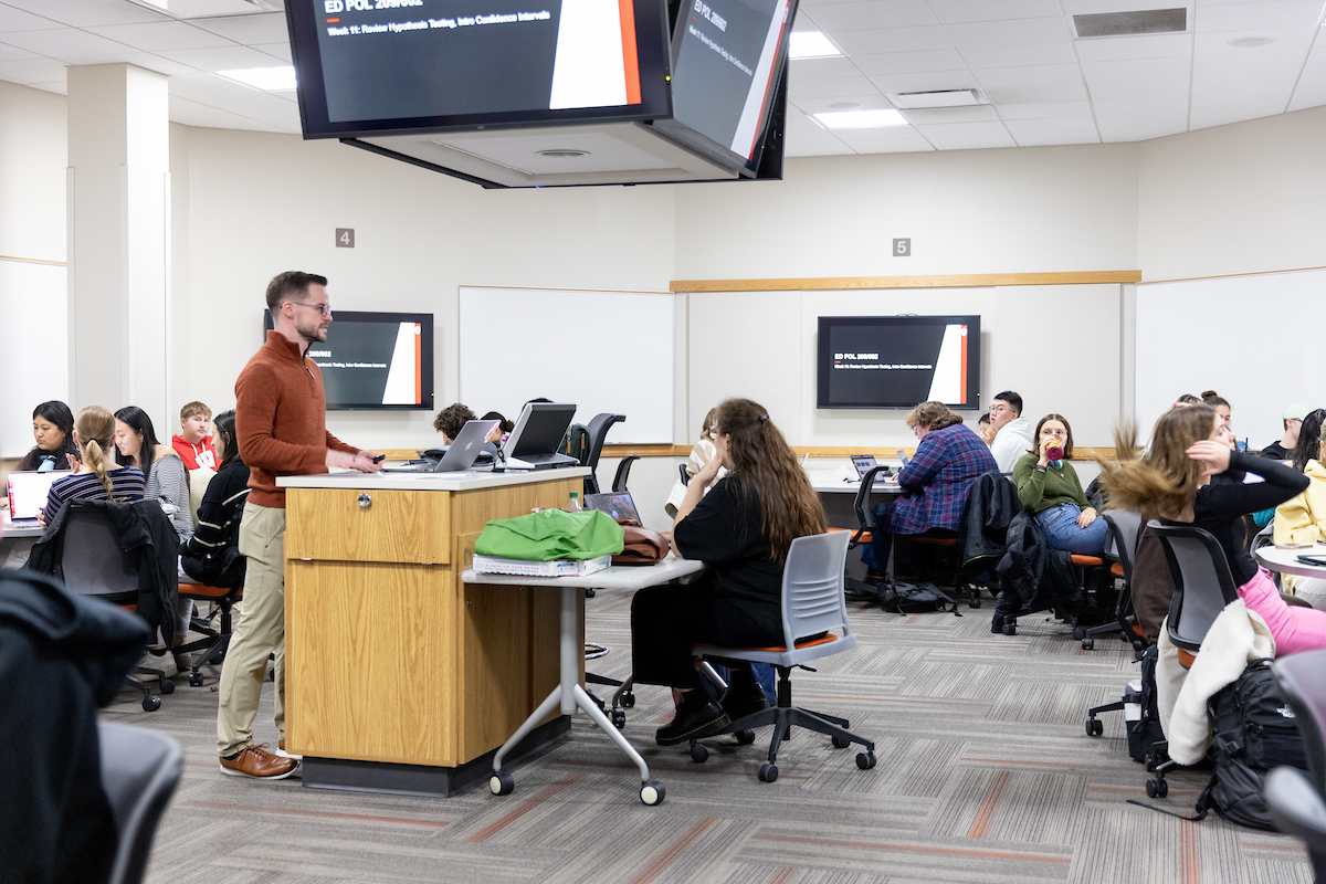 taylor odle teaching a class